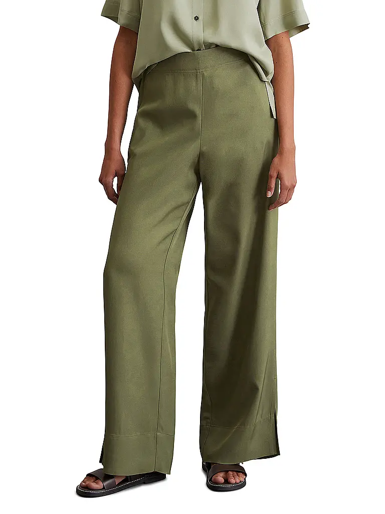 MARC O'POLO | Marlenehose  | olive