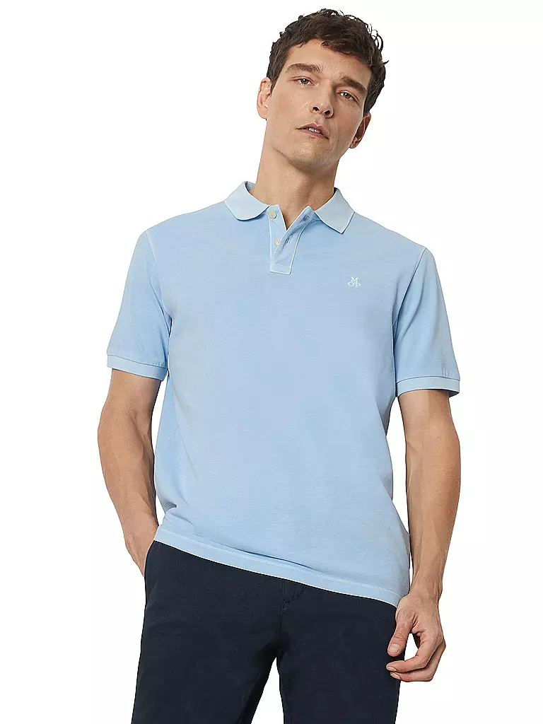 MARC O'POLO | Poloshirt Regular Fit | Hellblau