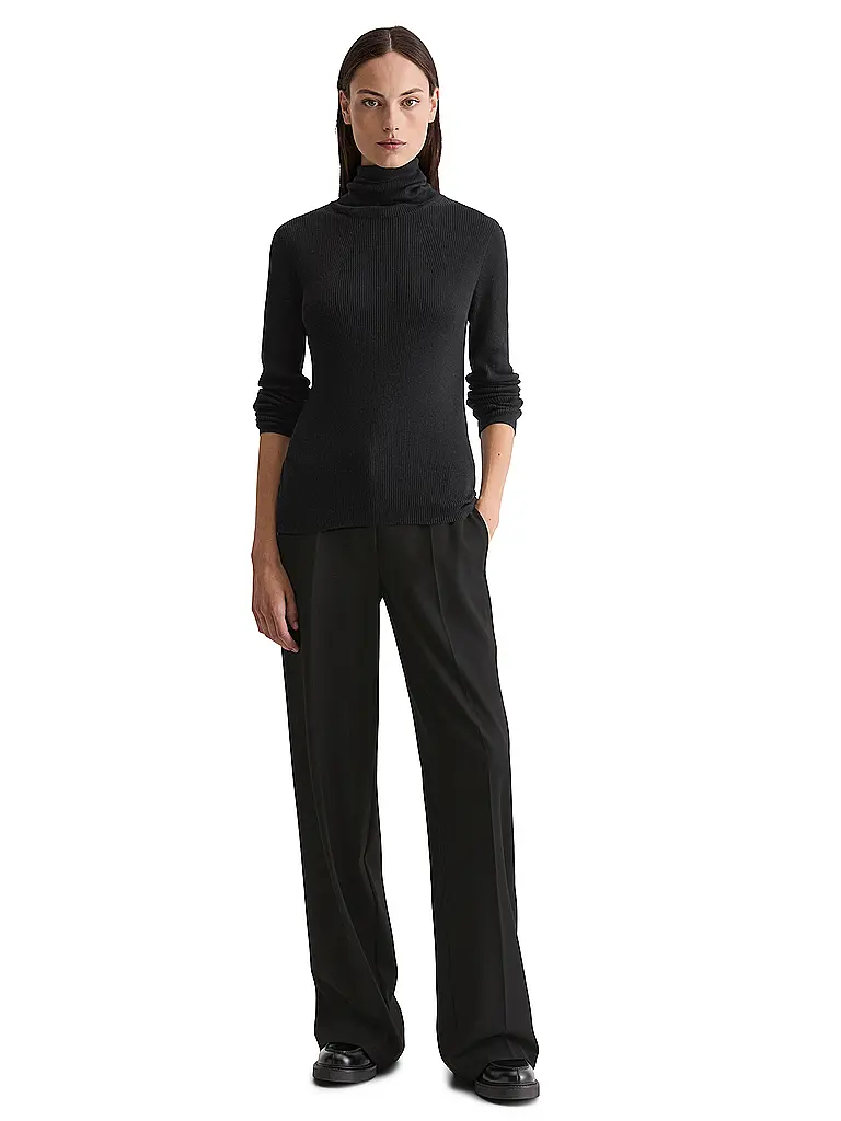 MARC O'POLO | Rollkragenpullover  | schwarz