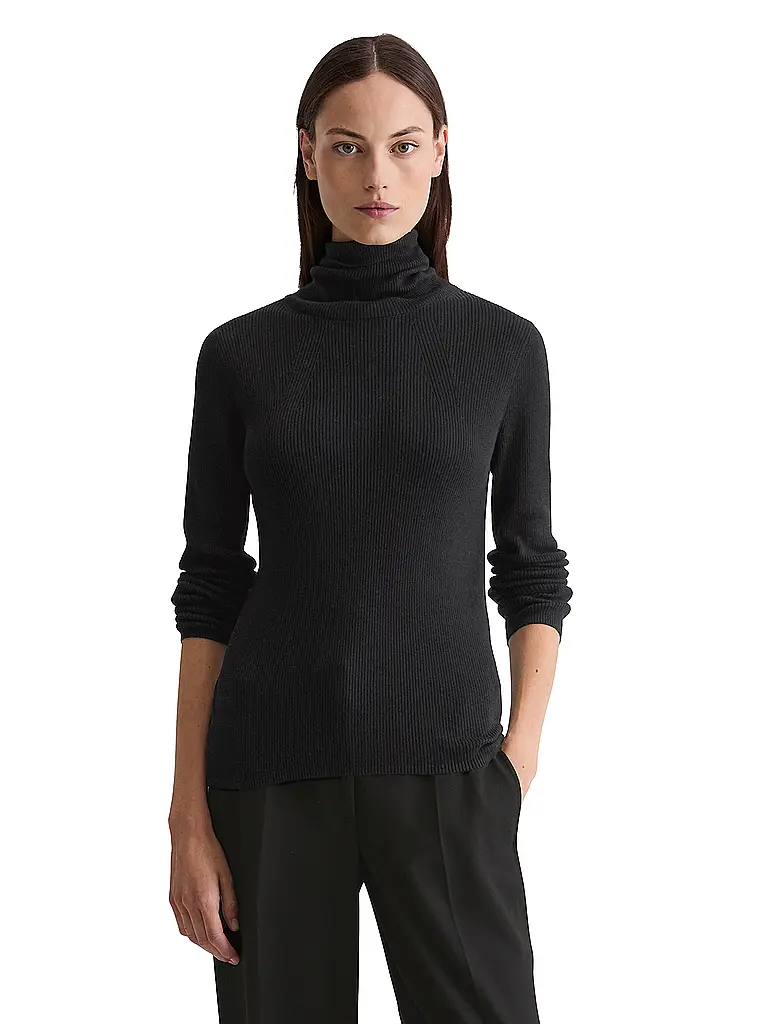 MARC O'POLO | Rollkragenpullover  | schwarz