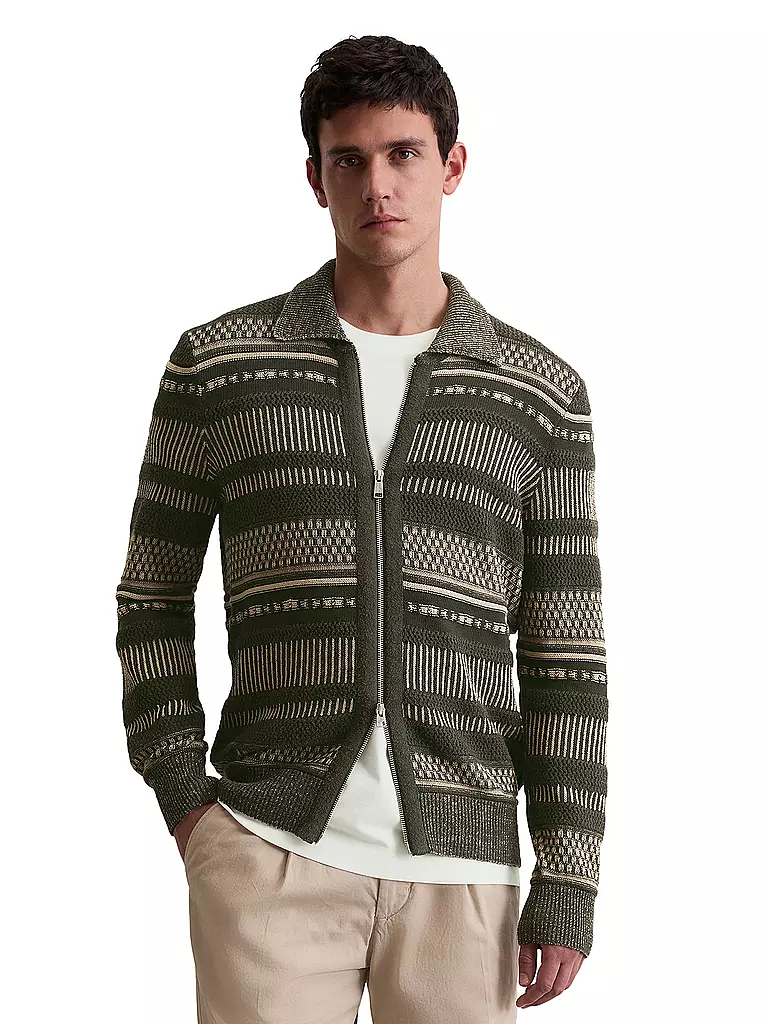 MARC O'POLO | Strickjacke | braun