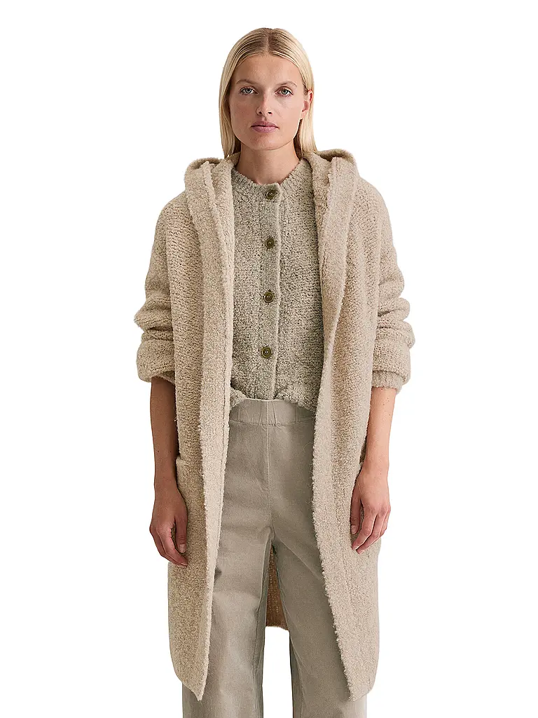 MARC O'POLO | Strickmantel  | creme