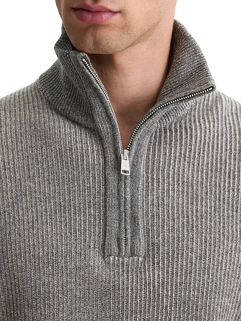 MARC O'POLO | Troyer Pullover  | Grau