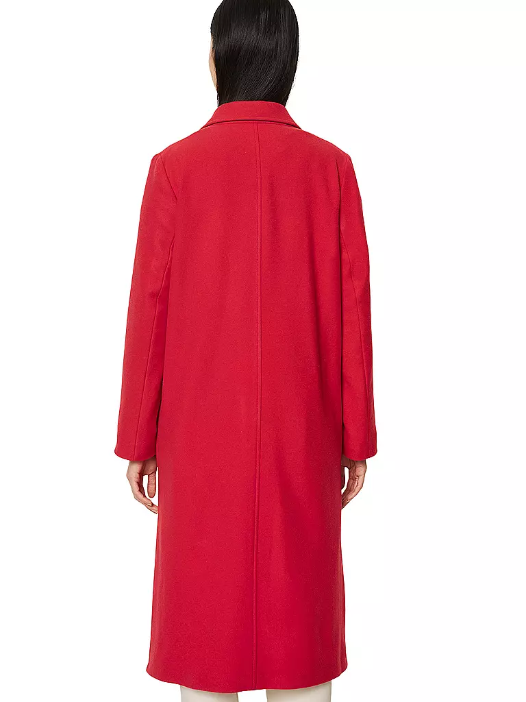 MARC O'POLO | Wollmantel | rot