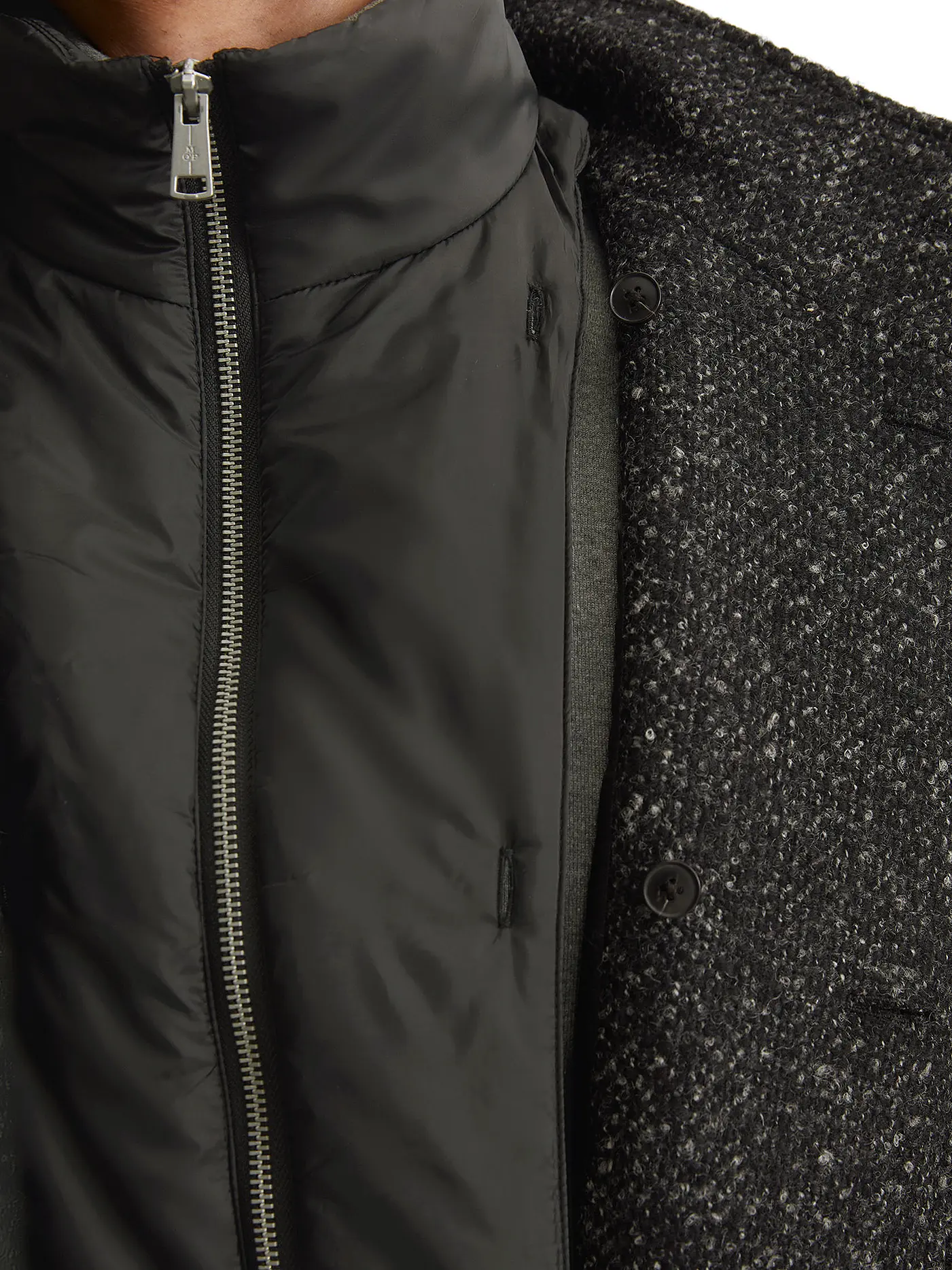MARC O'POLO | Wollmantel | grau