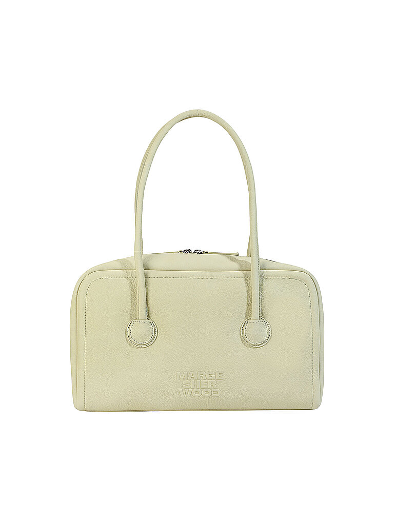 Ledertasche - Schultertasche SOFT BOSTON hellgrün damen