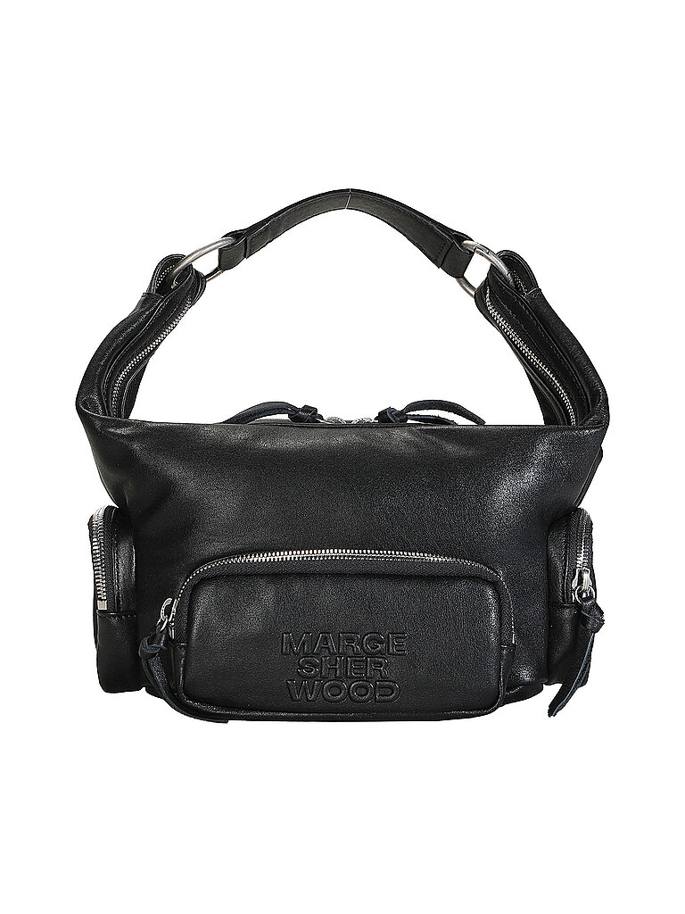 MARGESHERWOOD Ledertasche - Hobo Bag CITY XSmall schwarz