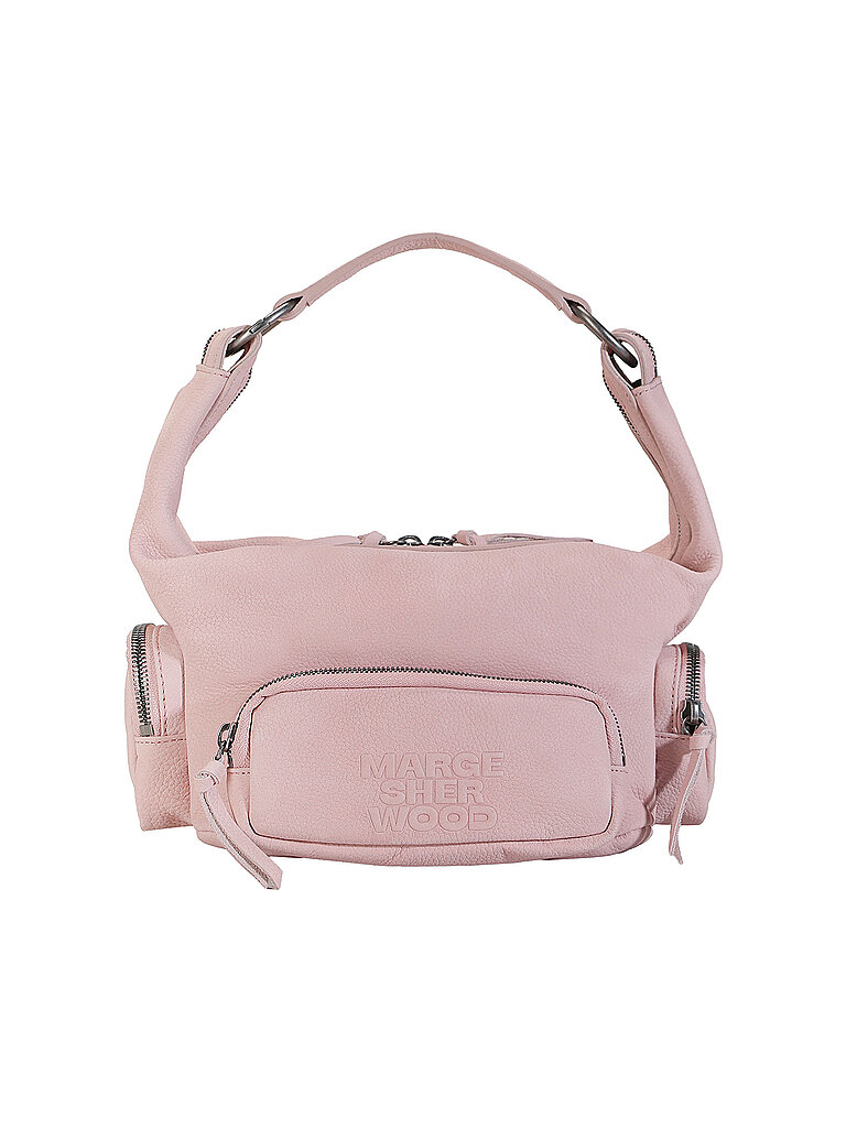 MARGESHERWOOD Ledertasche - Hobo Bag CITY XSmall rosa