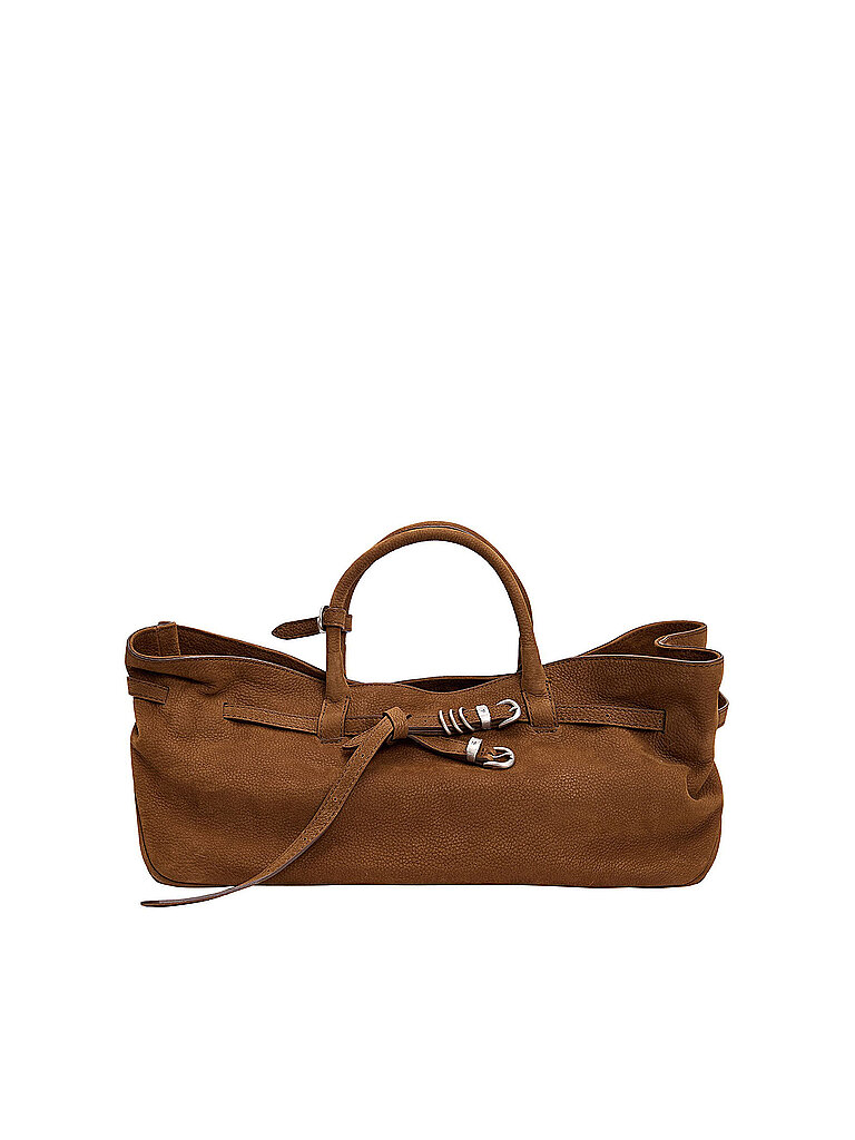 MARGESHERWOOD Ledertasche - Baguette Bag GRANDMA USED BAG braun