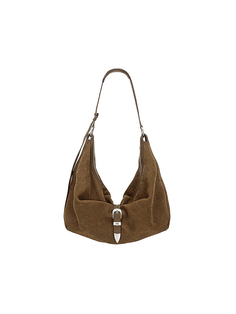 MARGESHERWOOD Ledertasche - Hobo Bag BELTED HOBO braun