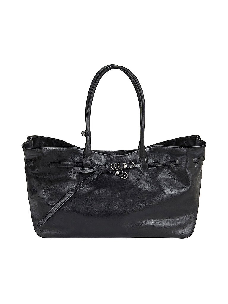 MARGESHERWOOD Ledertasche - Shopper GRANDMA USED BAG Large schwarz