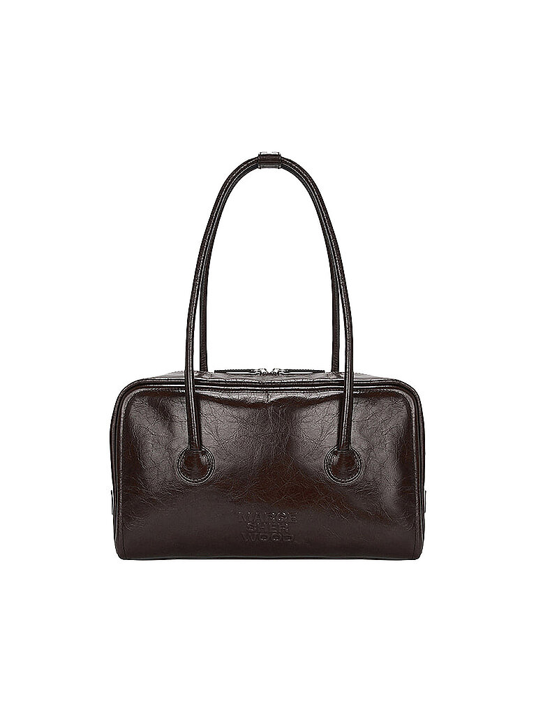 MARGESHERWOOD Ledertasche - Schultertasche SOFT BOSTON braun