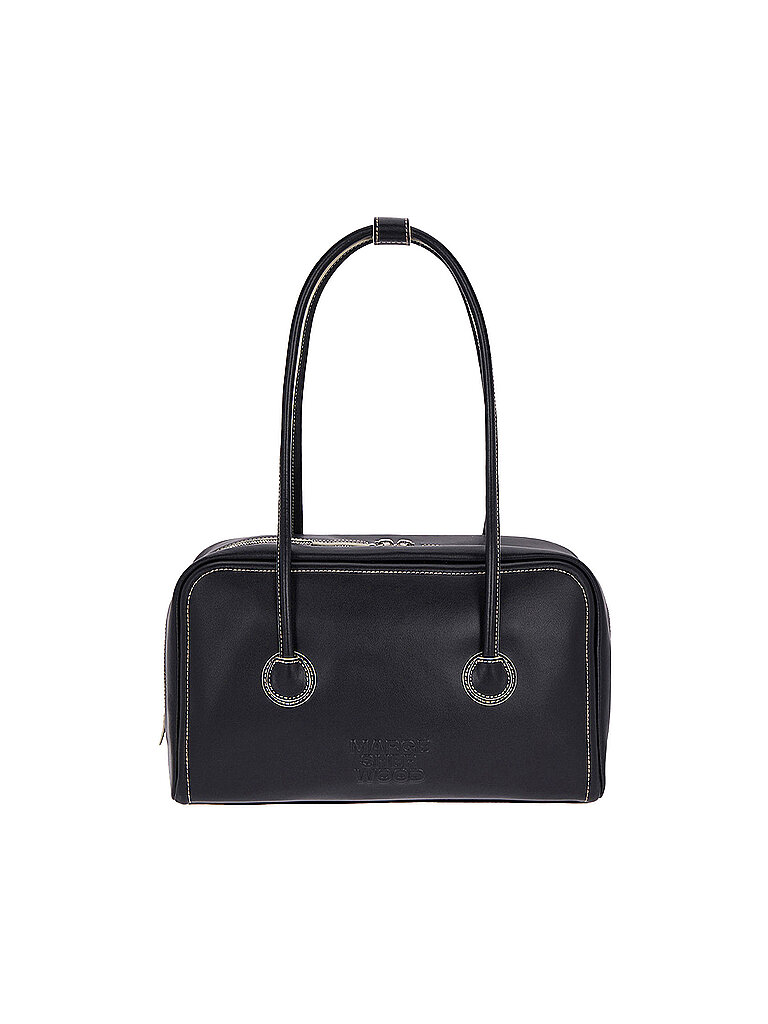 MARGESHERWOOD Ledertasche - Schultertasche SOFT BOSTON schwarz