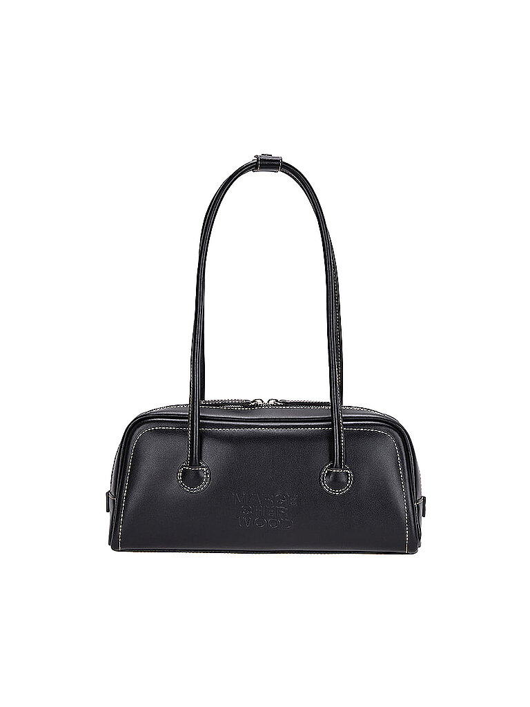 MARGESHERWOOD Ledertasche - Schultertasche SOFT BOSTON EW schwarz