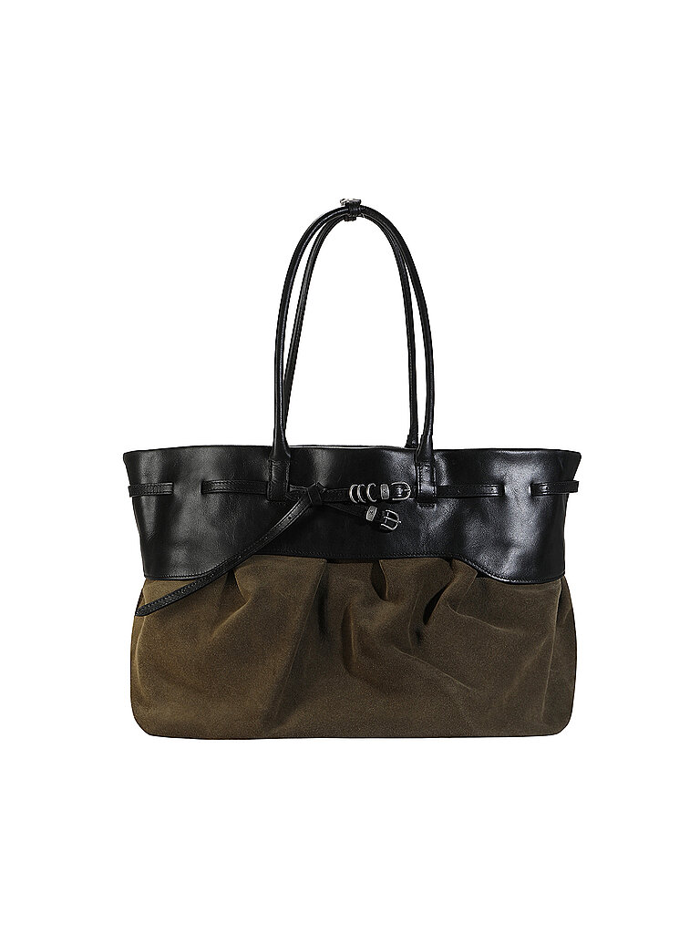 MARGESHERWOOD Ledertasche - Shopper  olive