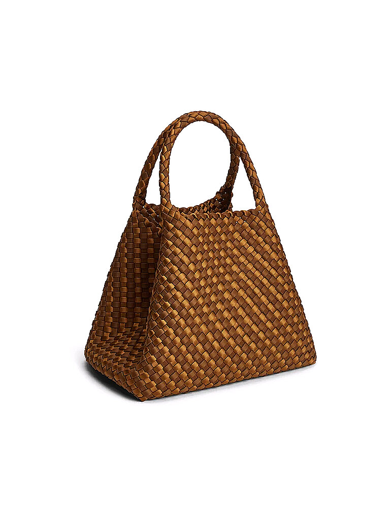MARREA Tasche - Tote Bag STRIPE Medium camel