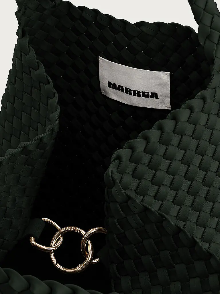 MARREA | Tasche - Tote Bag ALWAYS ON THE RUN Large | Dunkelgrün