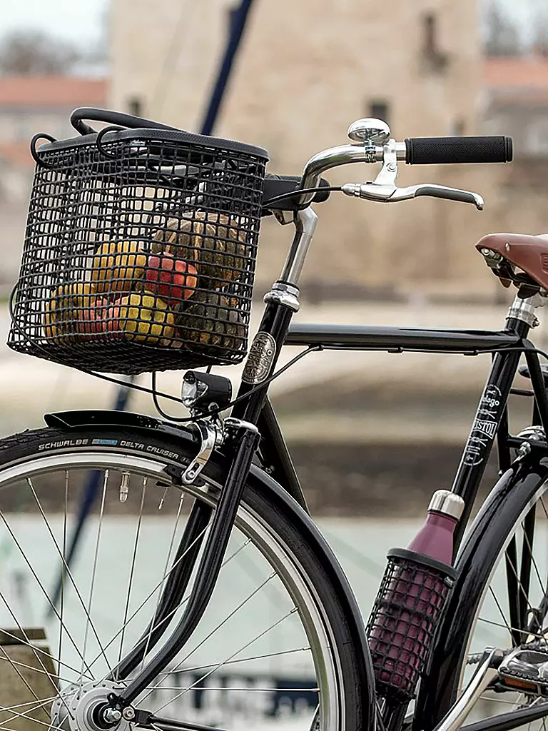 MATLAMA | Klickfix Fahrradkorb für Lenker Panier Velo Guidon Schwarz | schwarz