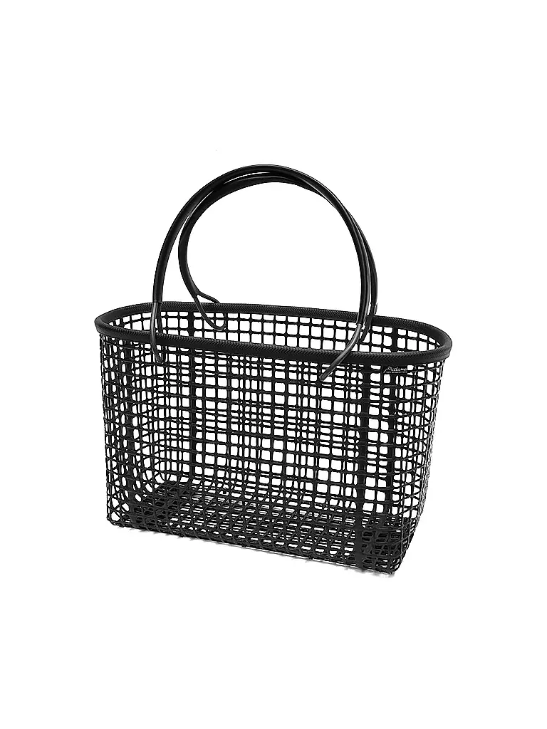MATLAMA | Luxus Korb Panier Luxe Moyen M Schwarz | schwarz