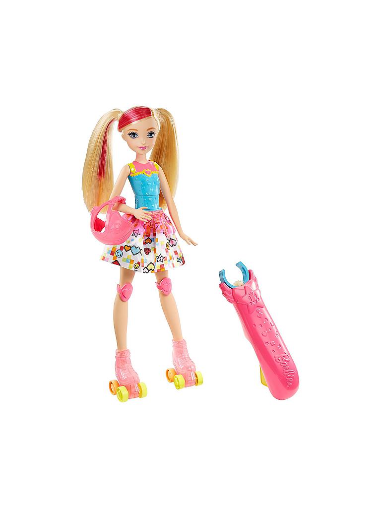 MATTEL | Barbie - Die Videospiel-Heldin Rollschuh-Fahrerin Puppe | 
