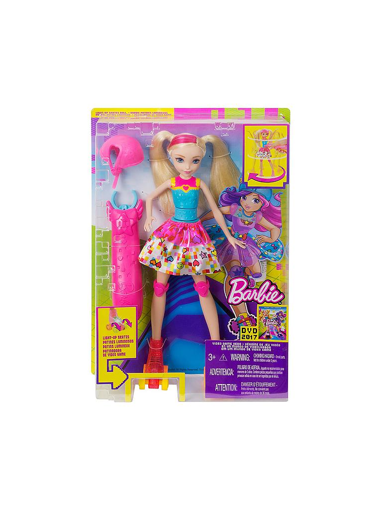 MATTEL | Barbie - Die Videospiel-Heldin Rollschuh-Fahrerin Puppe | 