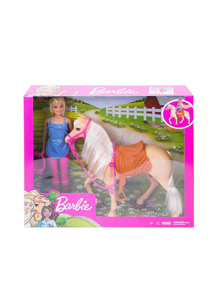 MATTEL | Barbie - Puppe mit Pferd und Accessoires | 