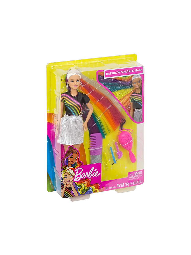 MATTEL | Barbie - Regenbogen-Glitzerhaar Puppe  | keine Farbe