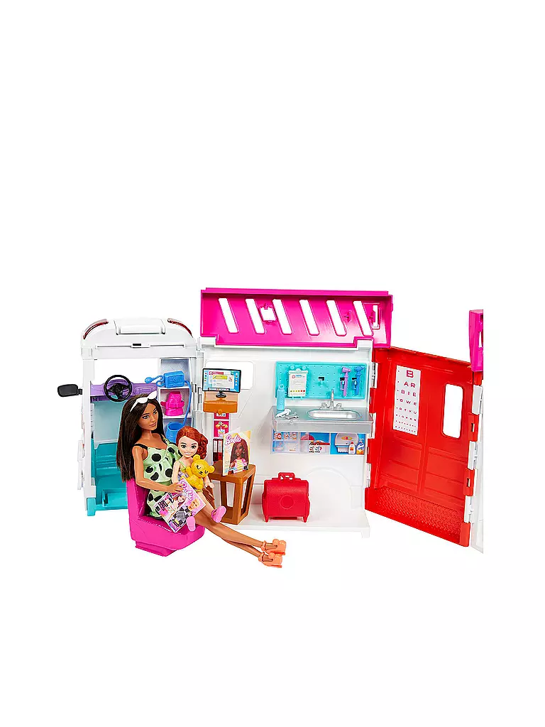 MATTEL | Barbie 2-in-1 Krankenwagen Spielset | keine Farbe