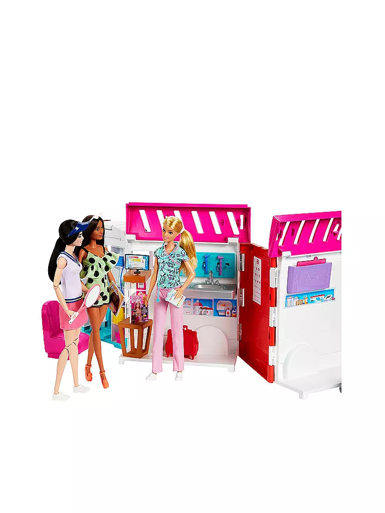 MATTEL | Barbie 2-in-1 Krankenwagen Spielset | keine Farbe