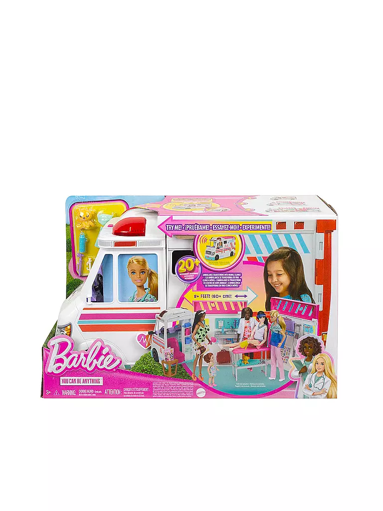 MATTEL | Barbie 2-in-1 Krankenwagen Spielset | keine Farbe