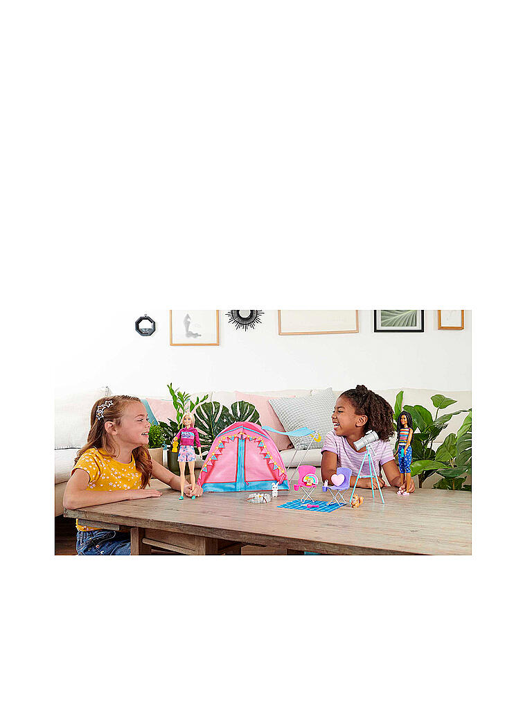 MATTEL | Barbie Camping Zelt mit 2 Puppen & Zubehör | keine Farbe