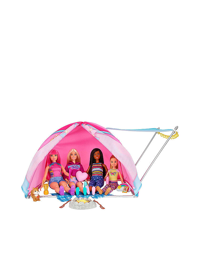 MATTEL | Barbie Camping Zelt mit 2 Puppen & Zubehör | keine Farbe
