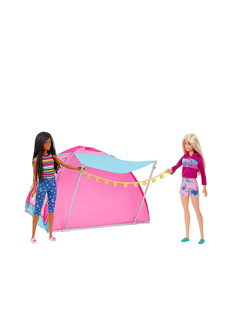 MATTEL | Barbie Camping Zelt mit 2 Puppen & Zubehör | keine Farbe