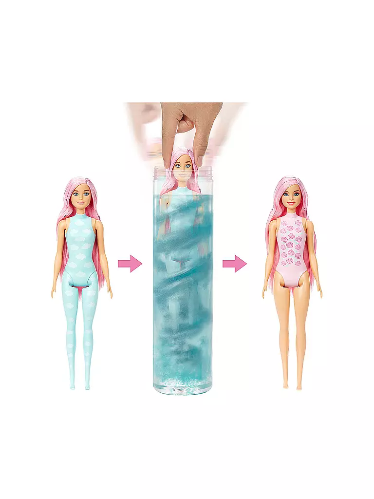 MATTEL | Barbie Color Reveal Regen oder Sonnenschein Serie | keine Farbe