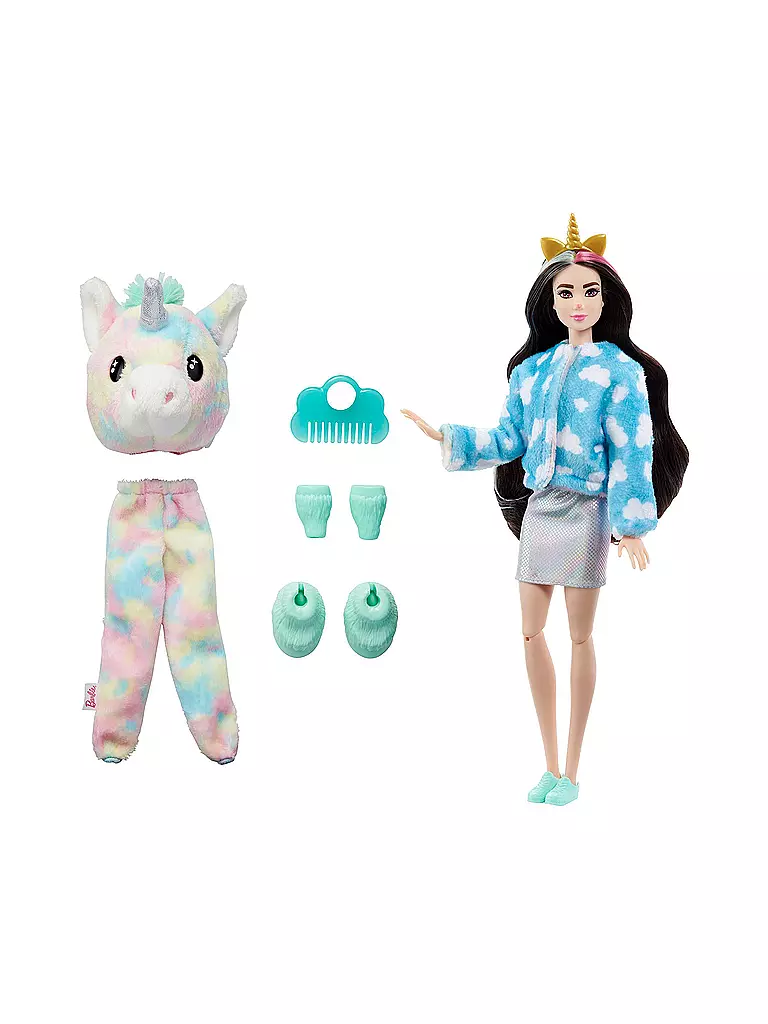 MATTEL | Barbie Cutie Reveal Traumland Fantasie Serie Puppe - Einhorn | keine Farbe