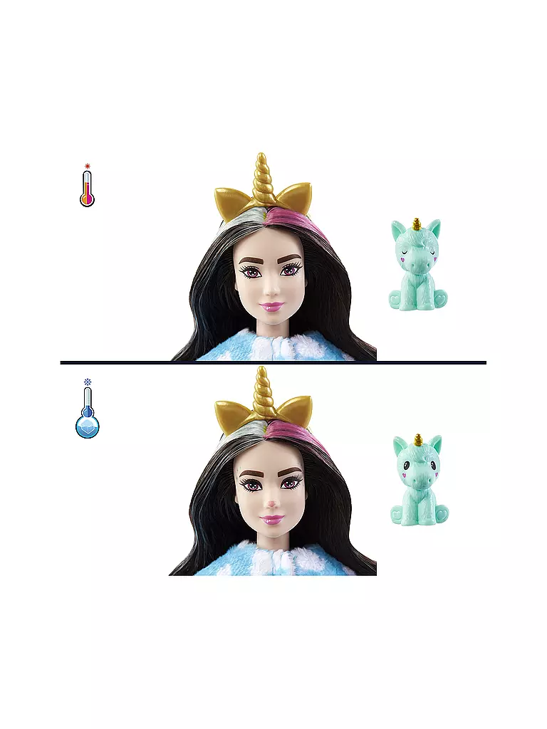 MATTEL | Barbie Cutie Reveal Traumland Fantasie Serie Puppe - Einhorn | keine Farbe