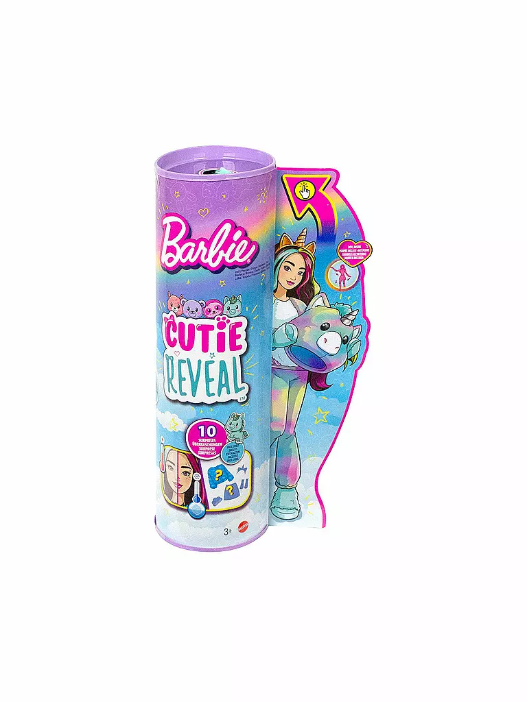 MATTEL | Barbie Cutie Reveal Traumland Fantasie Serie Puppe - Einhorn | keine Farbe