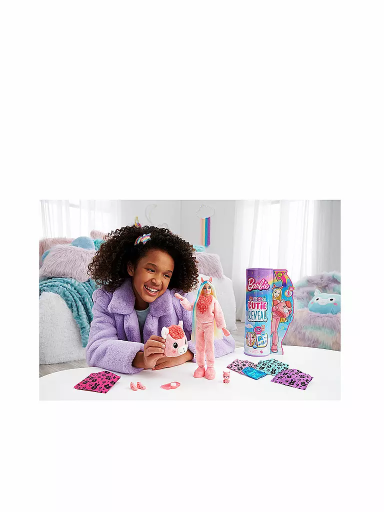MATTEL | Barbie Cutie Reveal Traumland Fantasie Serie Puppe - Lama | keine Farbe