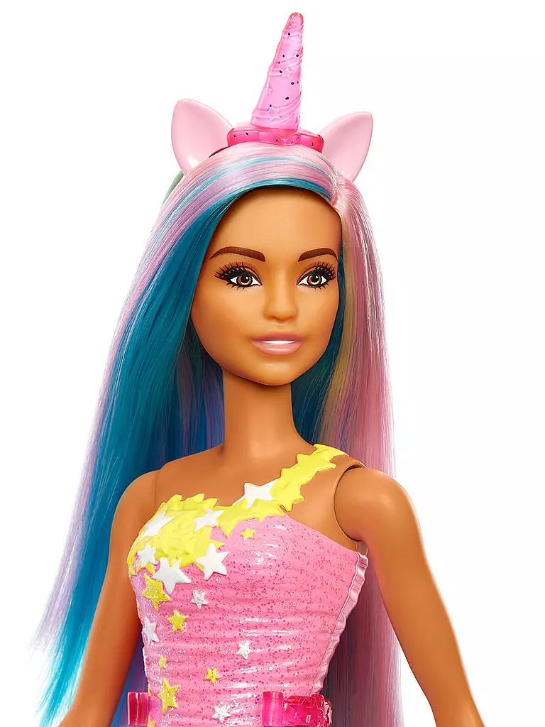 MATTEL | Barbie Dreamtopia Einhorn Puppe (blau-pinke Haare) | keine Farbe