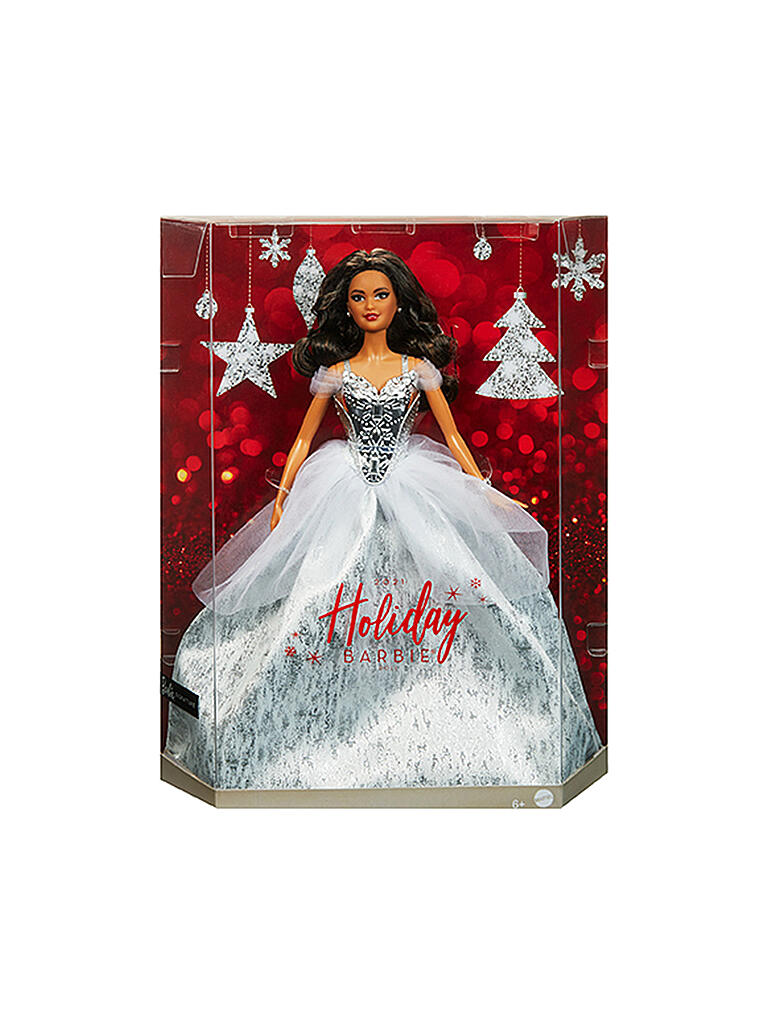 MATTEL | Barbie Signature Holiday Doll Wavy Brunette Barbie Puppe | keine Farbe