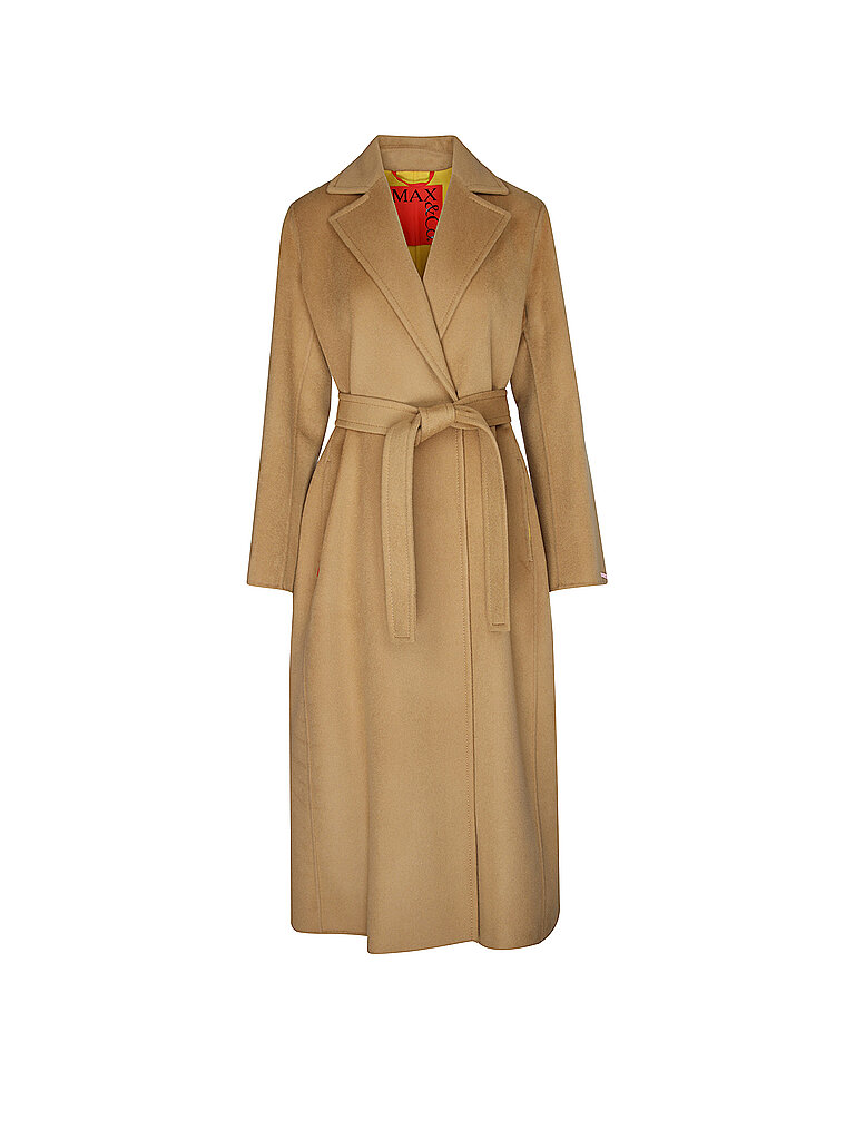 MAX & CO Wollmantel MCOLONGRUND camel | 32