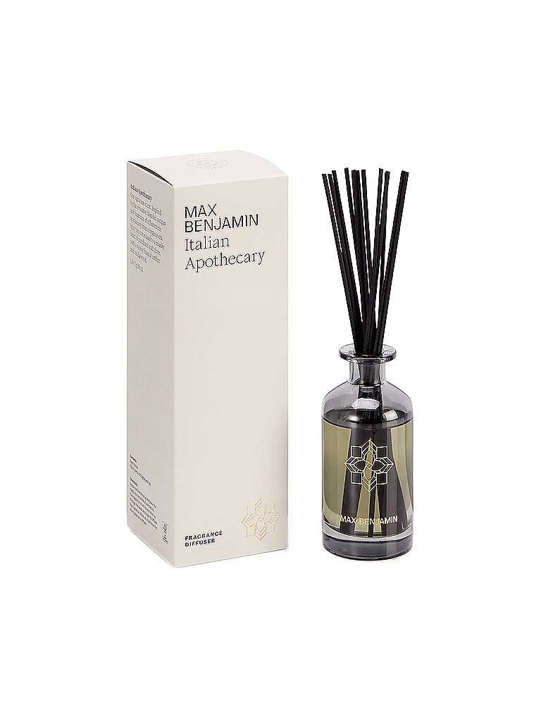 MAX BENJAMIN Raumduft Diffuser CLASSIC COLLECTION 150ml Italian Apothecary hellgrau