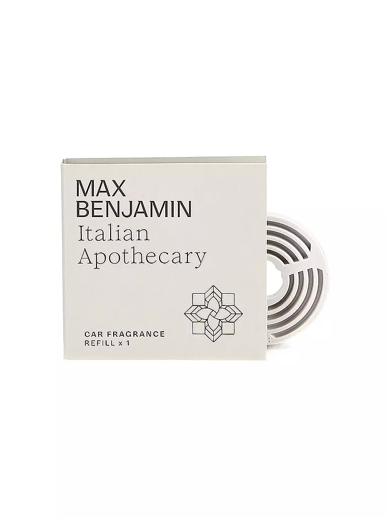 MAX BENJAMIN | Auto Duft Nachfüllung CLASSIC COLLECTION Italian Apothecary | hellgrau