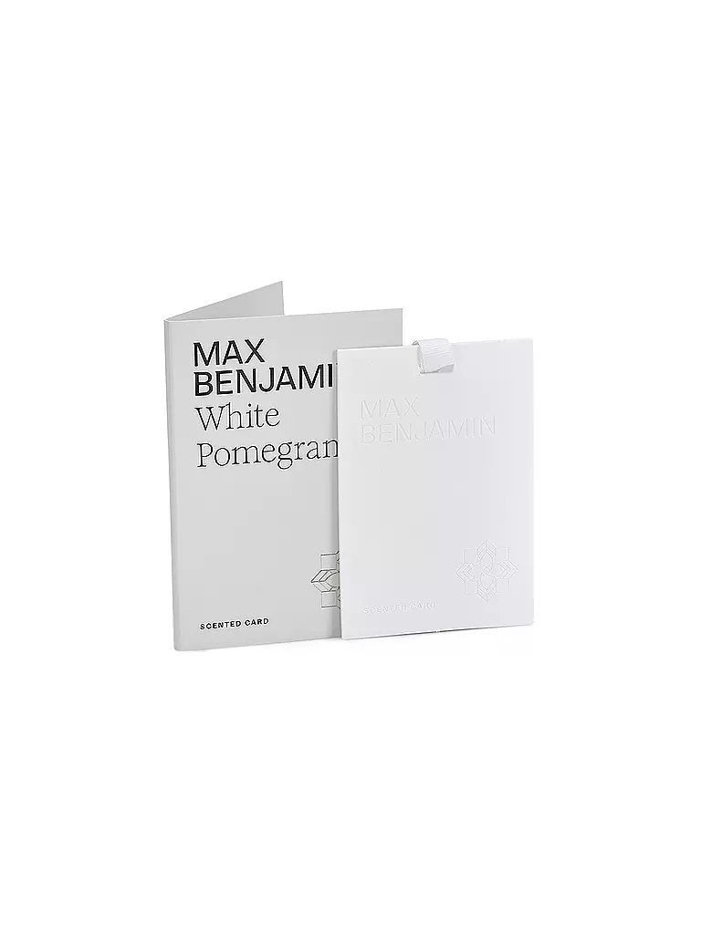 MAX BENJAMIN | Duftkarte CLASSIC COLLECTION White Pomegranate | weiss