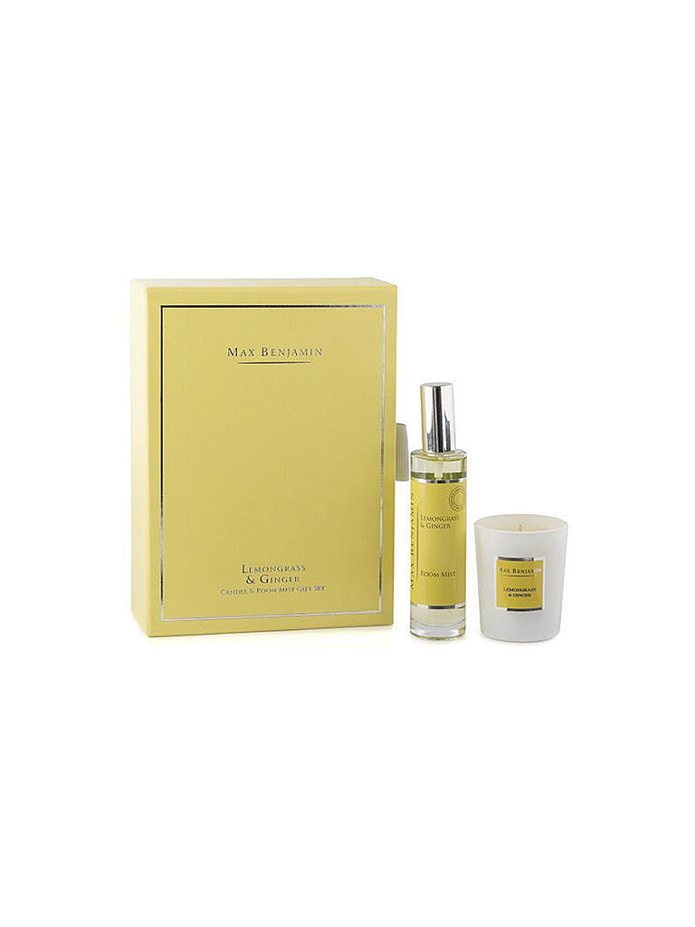 MAX BENJAMIN | Raumduft Geschenkset 2 tlg. Lemongrass Ginger | gelb