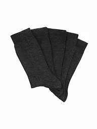 MAX CALVIN | Socken 5-er Pkg. dunkelblau  | grau