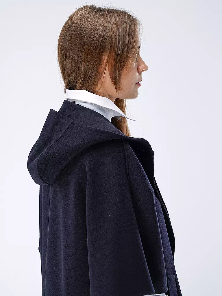 MAX MARA STUDIO | Poncho - Cape RAVENNA | dunkelblau