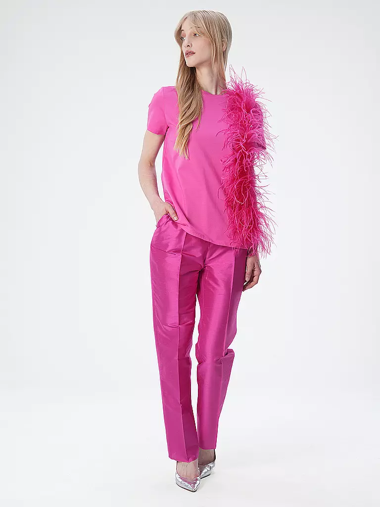 MAX MARA STUDIO | Seidenhose SHANTUNG | pink