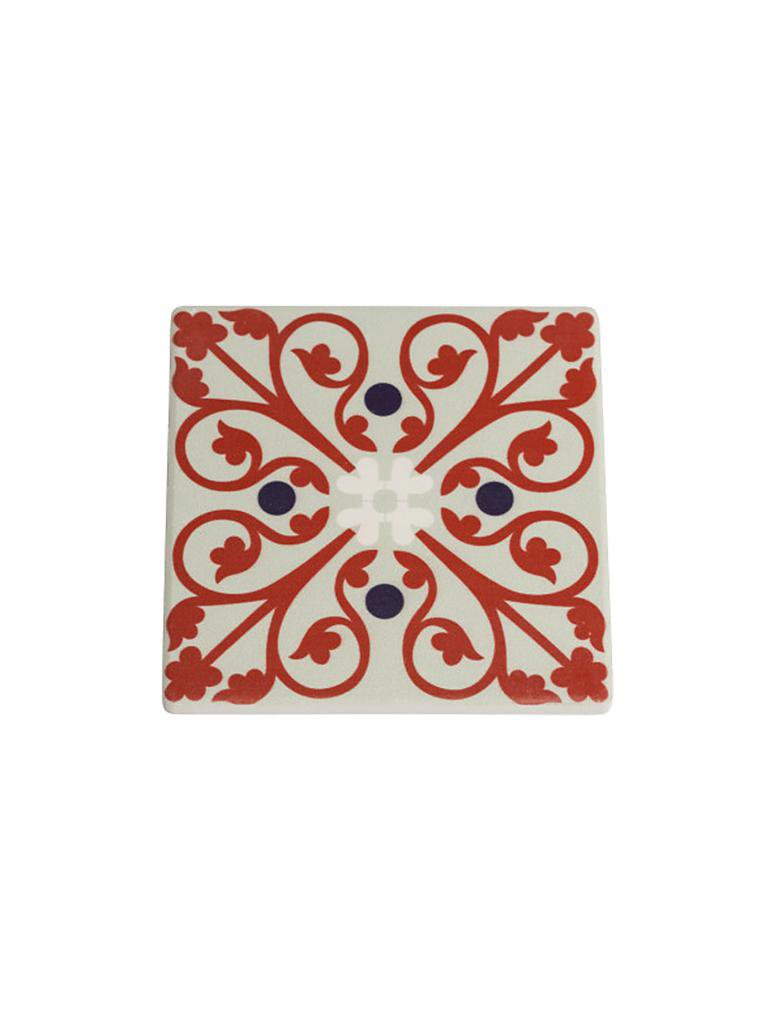 MAXWELL & WILLIAMS | Keramik-Untersetzer "Medina" 9,5x9,5cm  | rot
