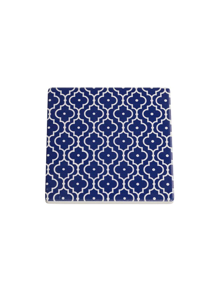 MAXWELL & WILLIAMS | Keramik-Untersetzer "Medina" 9,5x9,5cm  | blau